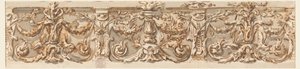 Dibujo, Diseño para un friso, hacia 1770