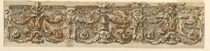 Dibujo, Diseño para un friso, hacia 1770