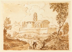 Dibujo, Figuras en el camino, mediados-finales del siglo XVIII