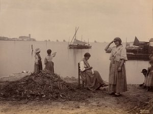 Chioggia, bajo la marina de Carlo Naya