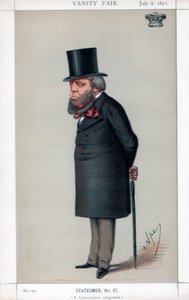 Un religioso conservador, 1871 de Carlo Pellegrini