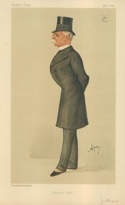 General Sir Donald Martin Stewart, Ahmed Khel, 15 de enero de 1887, caricatura de Vanity Fair de Carlo Pellegrini