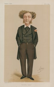 Sr. Albert Grant MP; Leicester Square; 21 de febrero de 1874; Vanity Fair; caricatura de Carlo Pellegrini