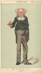 Sr. Anthony Trollope, un novelista, 5 de abril de 1873, caricatura de Vanity Fair de Carlo Pellegrini