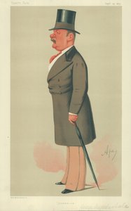 Sr. George Augustus Sala, Periodismo, 25 de septiembre de 1875, caricatura de Vanity Fair