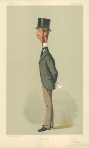 Mr. Rowland Winn, El látigo, 29 de agosto de 1874, caricatura de Vanity Fair de Carlo Pellegrini