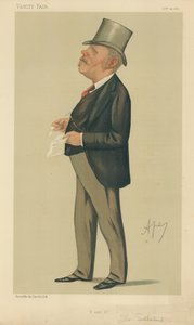 Mr Thomas Sutherland, P und O, 22 de octubre de 1887, caricatura de Vanity Fair de Carlo Pellegrini
