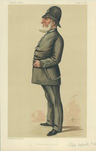 Inspector de policía Ebenezer Denning de Carlo Pellegrini