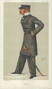 Sir Allen Young, Alleno, 15 de diciembre de 1877, caricatura de Vanity Fair de Carlo Pellegrini