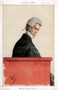 Sir John George Shaw-Lefevre, abogado, político y funcionario británico, 1871 de Carlo Pellegrini