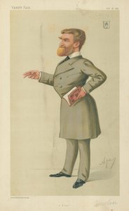Sir John George Sinclair, un poeta, 16 de octubre de 1880, caricatura de Vanity Fair de Carlo Pellegrini