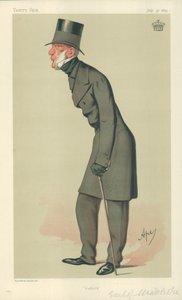 El Conde de Stradbroke, Suffolk, 31 de julio de 1875, caricatura de Vanity Fair