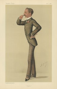 El Honorable Sidney Herbert (litografía a color) de Carlo Pellegrini