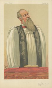 El reverendo John Charles Ryle, obispo de Liverpool, Liverpool, 26 de marzo de 1881, caricatura de Vanity Fair