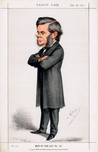 Thomas Henry Huxley, biólogo británico, 1871 de Carlo Pellegrini