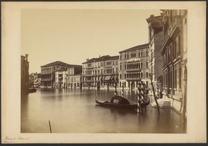 Gran Canal de Palazzo Grimani a S. Polo de Carlo Ponti
