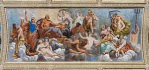 Reunión de los Dioses del Olimpo de Carlo Santner