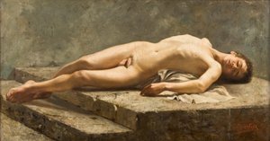 Desnudo reclinado