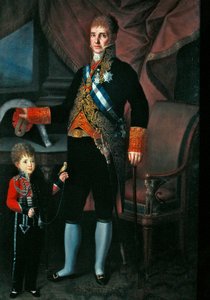 Retrato del Conde Torrejon y su hijo