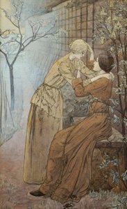 El Encuentro, 1892 de Carlos Schwabe