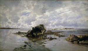  Un barco naufragado