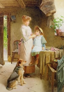 El nuevo bonete (óleo sobre lienzo) de Carlton Alfred Smith
