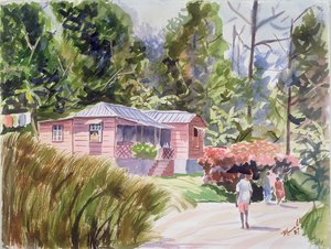 Un hogar tropical, 1987 de Carlton Murrell