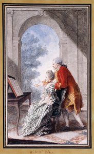 John Wilkes y la señorita Gertrude Carmontelle de Carmontelle