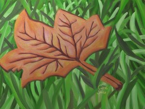 Hoja de otoño