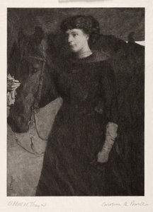 La Dama y el Caballo, 1887 de Caroline Amelia Powell