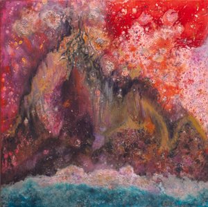 Celestial Mountain, 2006 (técnica mixta sobre lienzo)