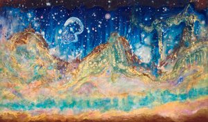 Dream Of Ithaca, 2005 (acrílico y tinta sobre lienzo)