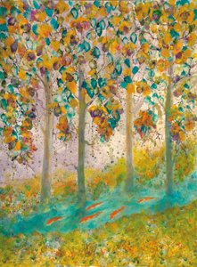 Árbol Raku, 2000 (óleo sobre lienzo)