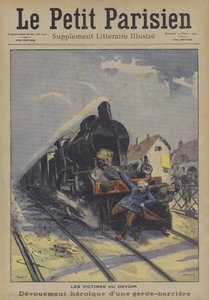 Devoción heroica al deber de un guardia de paso a nivel ferroviario