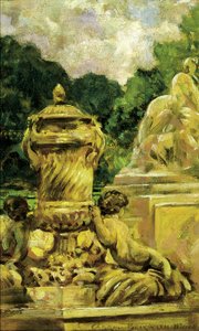 Jardín de la Fontaine en Nimes, Francia, 1911