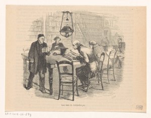 Sala de lectura de una biblioteca
Les rats de bibliothèque (título en el objeto) de Carter