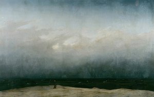 El monje junto al mar. 1808-1810 de Caspar David Friedrich