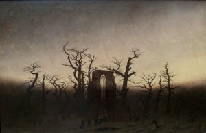 Alemán: Abtei im Eichwald La Abadía en el Robledal de Caspar David Friedrich