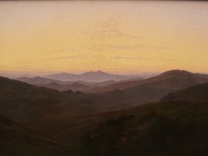 Alemán: The Giant Mountains Montañas gigantes de Caspar David Friedrich