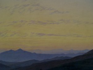 Alemán: The Giant Mountains Montañas gigantes de Caspar David Friedrich