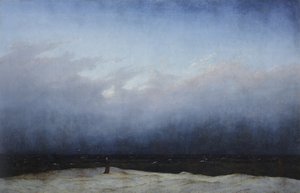 Alemán: Der Mönch am Meer El monje junto al mar de Caspar David Friedrich