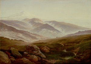 Alemán: Erinnerungen an das Riesengebirge Memories of the Giant Mountains de Caspar David Friedrich