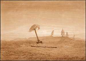 Paisaje con tumbas, ca 1836