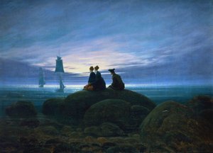 Salida de la Luna sobre el Mar