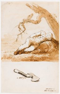 Niño dormilón de Caspar David Friedrich