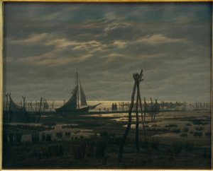 Playa pantanosa de Caspar David Friedrich