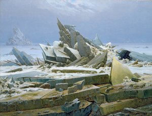 El mar polar de Caspar David Friedrich