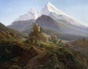 El Watzmann de Caspar David Friedrich