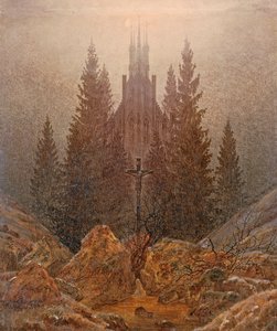 La cruz en las montañas de Caspar David Friedrich