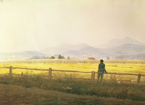 Vista de Schmiedebergerkamm, c.1837 de Caspar David Friedrich